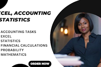 expertly solve your excel, business, accounting, and statistics tasks