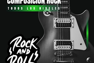 compose rock style music