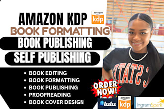 format, publish, promote your book for amazon kindle, amazon KDP book publishing