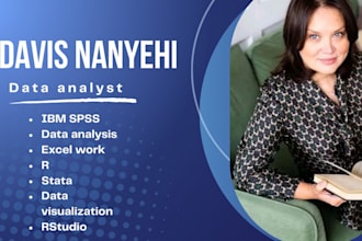 be statistical data analysis, rstudio, spss data analysis expert