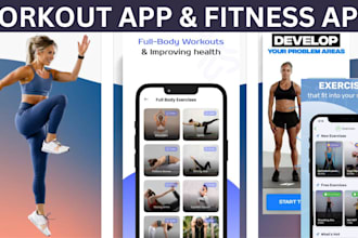 develop ai meditation app, ai fitness app, ai workout app, gym app,ai health app