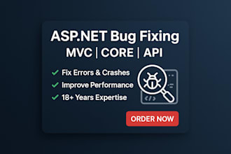 fix bugs and errors in your asp net core mvc web API or maui application