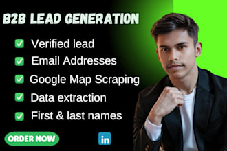 do b2b lead gen,g map scraping data extraction, lead genaration