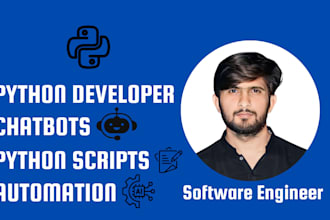 create chatbots, python scripts, automation bots