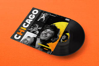 design custom typography album cover art 4 your music
