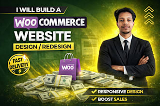 create a professional woocommerce store
