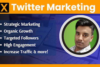 manage x twitter marketing and promotion for organic growth