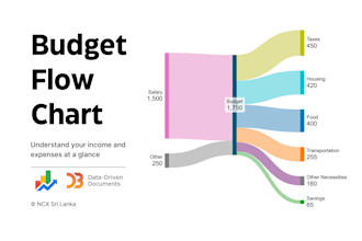 create a custom personal budget flow chart to visualize your finances