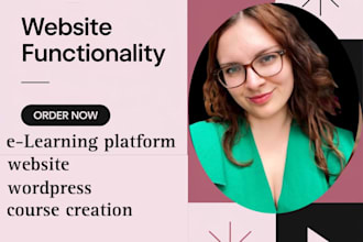 build a functional elearning platform, ghl online course website and wordpress