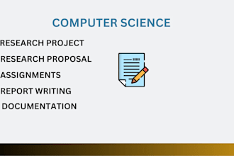 do all computer science tasks, projects, reports, research work, programing