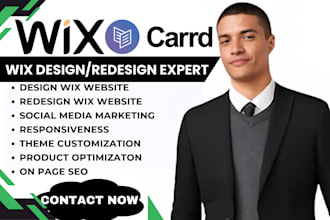wix website design wix landing page wix website redsign wix design wix seo