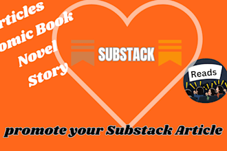 do viral promote your substack articles,story, comic, or novel