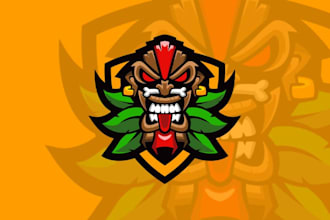 do mascot logo for esport, twitch and youtube gaming clan