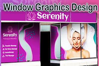 do shopfront design and storefront window graphics