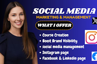 be your social media marketing manager, small business startups, personal brands