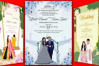 design wedding card invitation