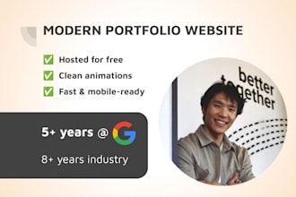 build your website portfolio or landing page