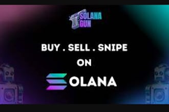 create solana trending bot, arbitrage bot, binance bot, copy trade bot, volume