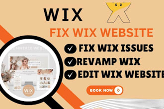 fix website issues, edit wix website, fix and transfer any domain, wix help