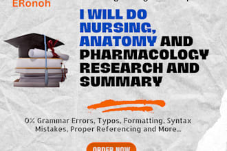 do nursing, pharmacology and anatomy research and summary