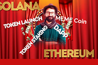 make dapp such volume, holder, trading on solana, ethereum, aave, pump fun