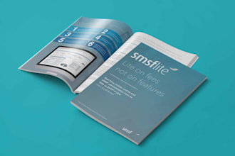 design a professional finance brochure or booklet