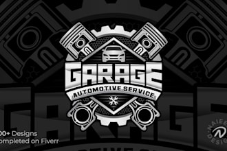 design auto repair shop, mobile mechanic and garage logo