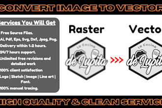 convert image to vector, laser cutting, raster to vector