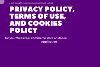 write your privacy and gdpr data protection policy