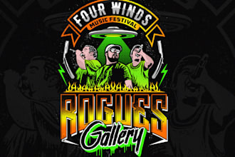 design music festival rogues logo