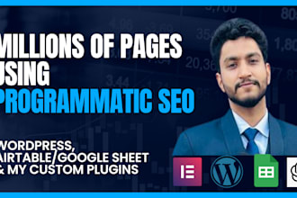 create milliions of wordpress pages using programmatic SEO and ai