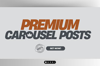 be your instagram and linkedin carousel expert