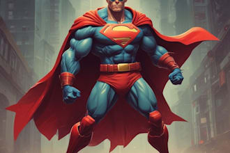make a family superhero portraits for you