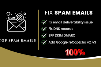 improve email deliverability, fix wordpress spam email, add google recaptcha
