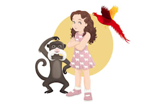 design unique organic baby brand logo