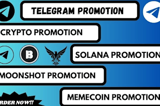 superfast crypto pump,token promo, sol memecoin, presale,base,telegram promotion