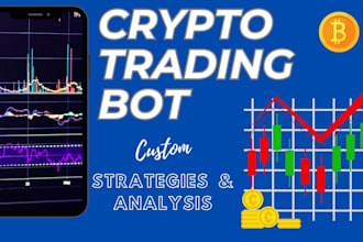 develop customized crypto trading and analysis bot using python