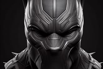 design and model cosplay prop for 3d printing, 3d helmet, 3d mask, 3d armor
