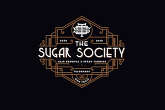 design unique sugar society logo
