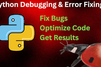 edit your python code, debug, and fix errors efficiently