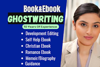 be christian ebook ghostwriter ebook writer ghostwrite nonfiction self help book