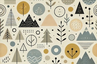 create a cute seamless vector pattern