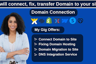 connect domain, transfer, and fix your website to a new domain in 5hours