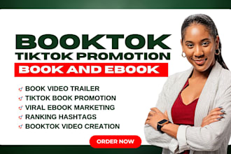 do booktok video tiktok book or ebook promotion, tiktok ads