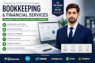 do professional bookkeeping, financial analysis   and cash flow reporting