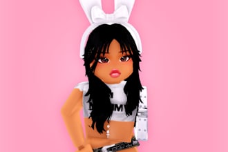 create detail 3d roblox accessories, roblox ugc, 3d model, robox hair, ugc items