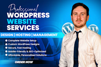 design, host and manage your wordpress website