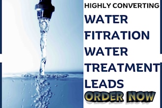 generate water filtration leads water treatment lead filter facebook ads