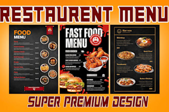 do food menu design restaurant menu design or digital menu design
