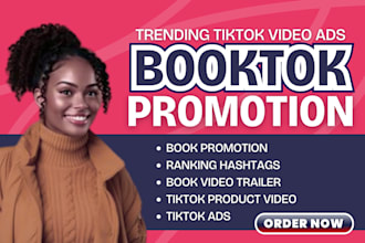do viral booktok tiktok book promotion ebook marketing influencer video